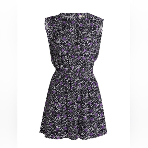 Maje Dresses & Skirts - Maje Paris Pansy Crepe Smocked Sleeveless Mini Dress Women's EU 42 US L NWOT